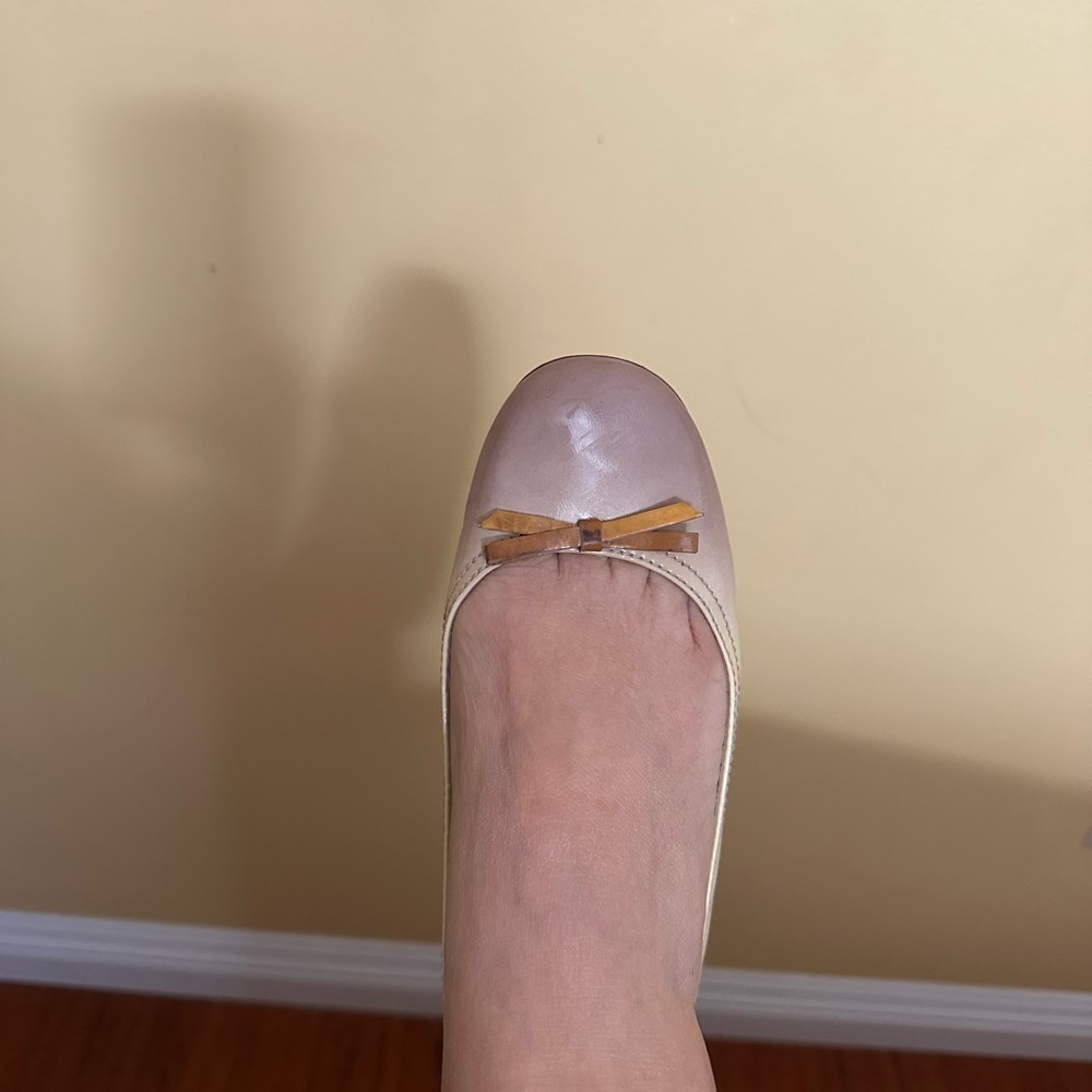 Prada Women's yellow and tan Ballet Flats Sz:Eu 36.5 - Picture 4 of 12